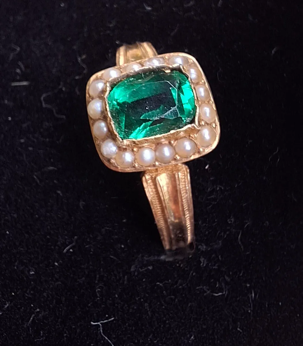 Antique Ring 18ct Gold 1800s - Image 4