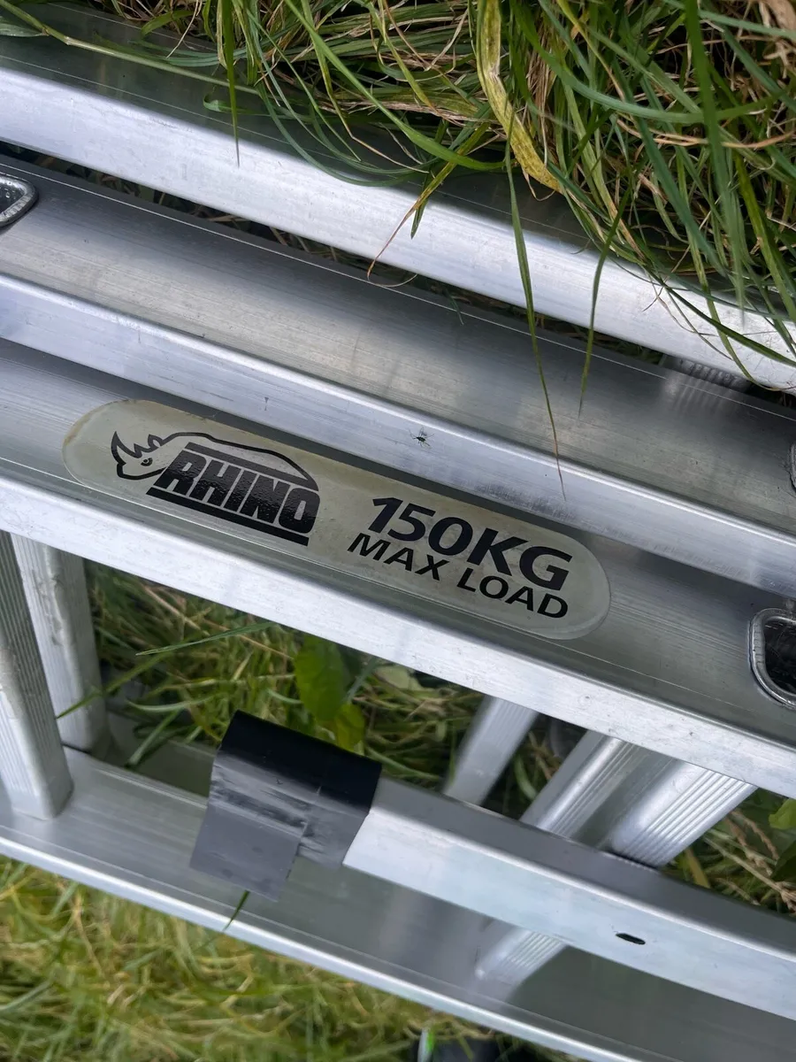 3 tier Extendable ladder - Image 3