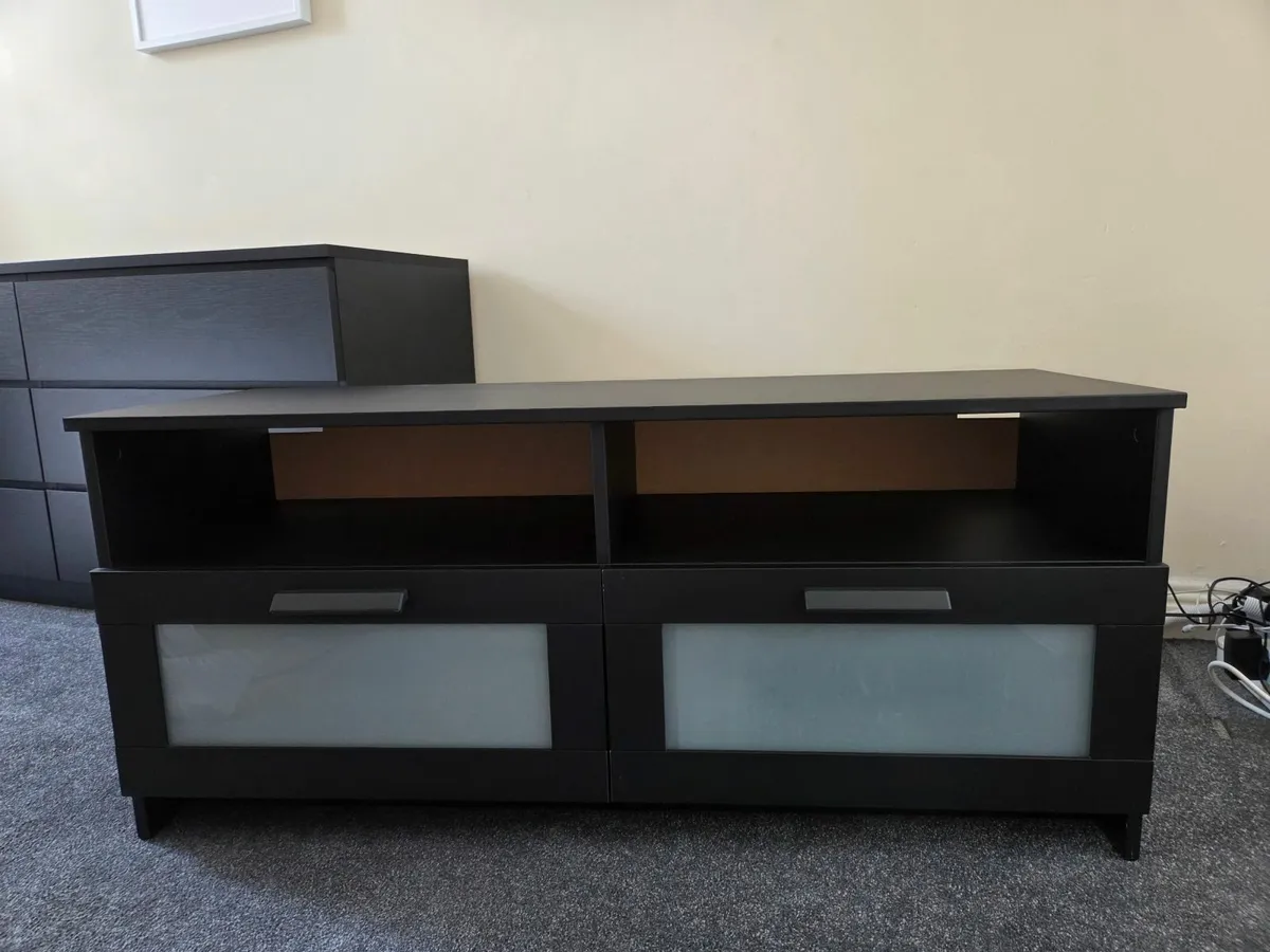 BRIMNES TV Bench 120 41 53 cm. Excellent Condition - Image 3