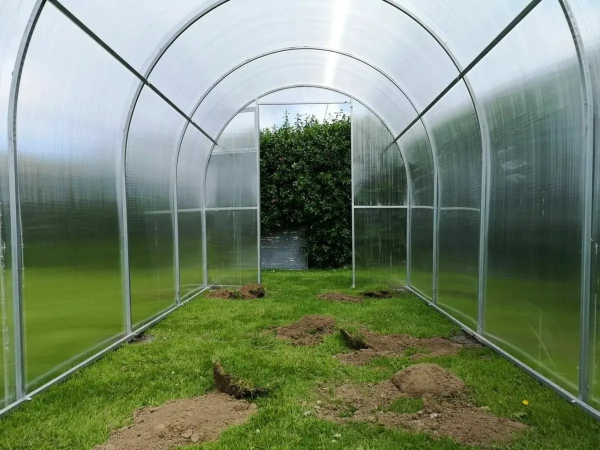 AG COMPACT Polycarbonate Greenhouse/Polytunnel - Image 4