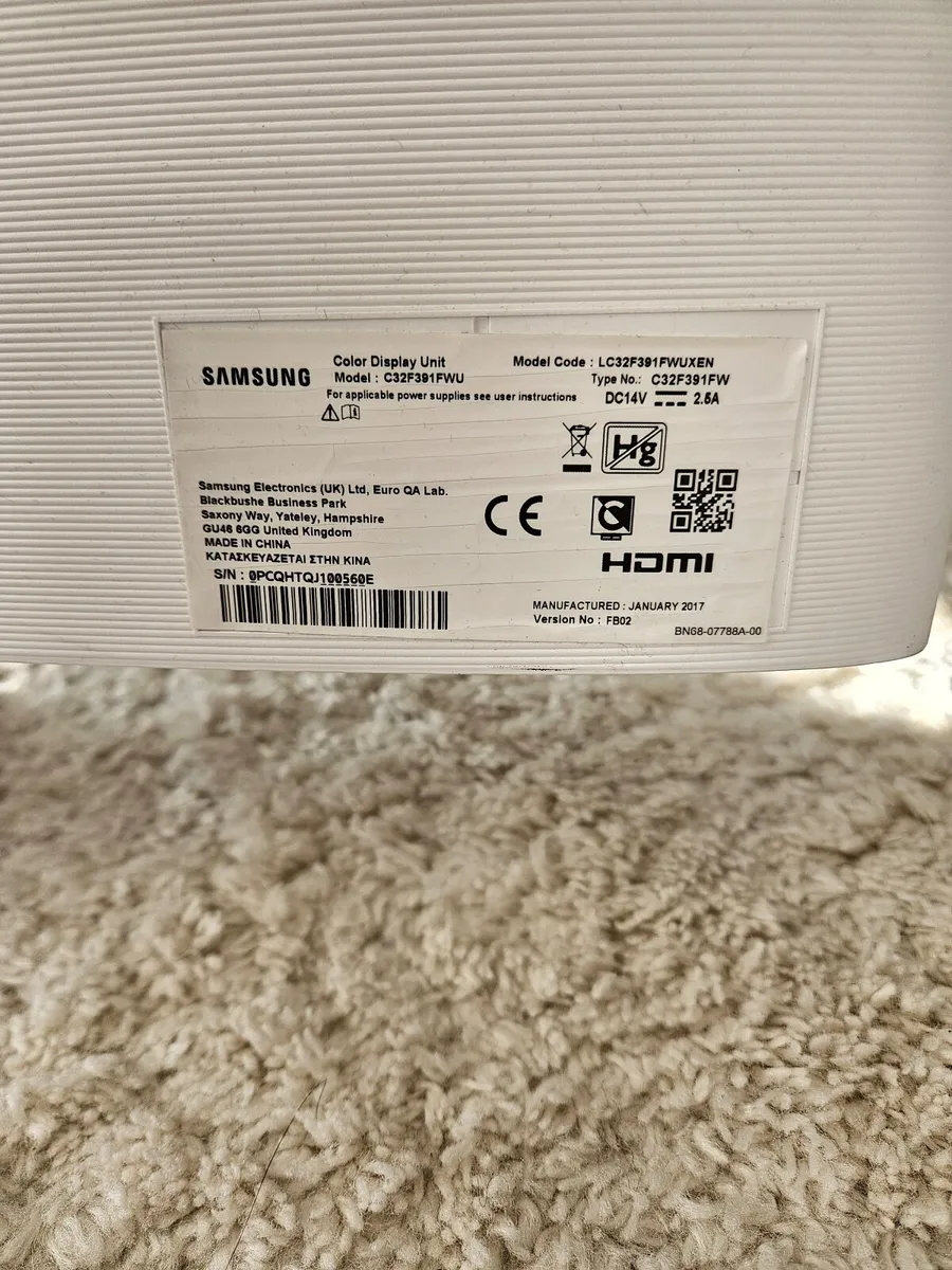 Samsung 32" Curved Monitor C32F391FW - Image 3