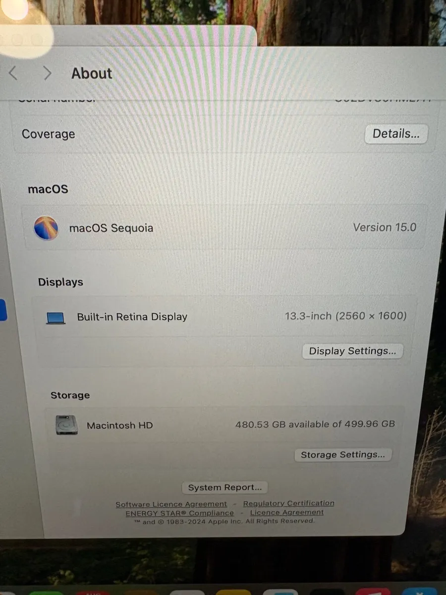 Apple MacBook Pro 2020 Touch Bar 13in 16gb RAM/500 - Image 2
