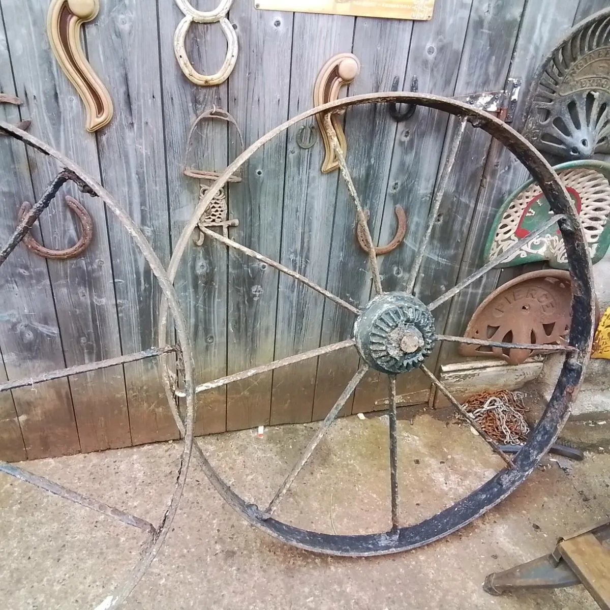 CAST IRON WHEELS (2) - Image 1