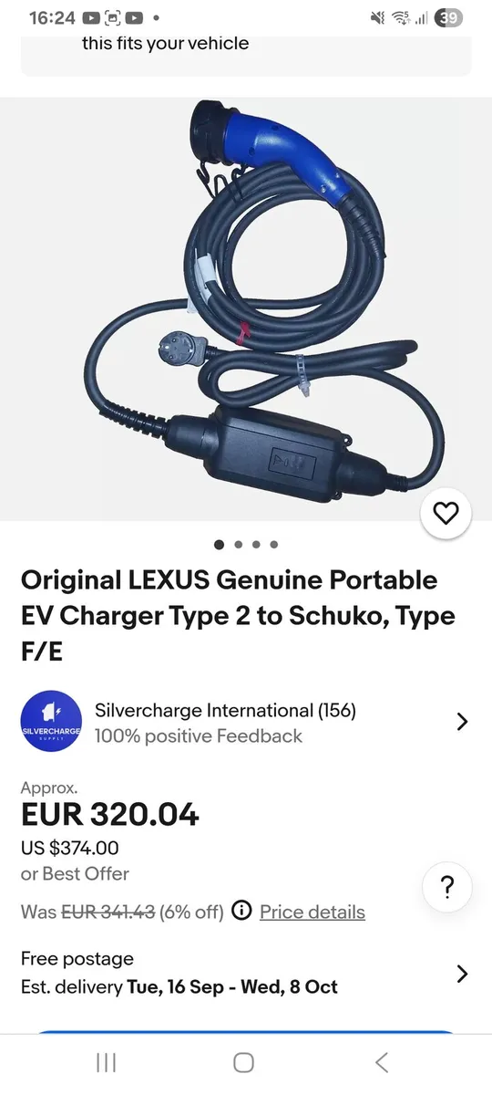 Toyota lexus  car charger - Image 3