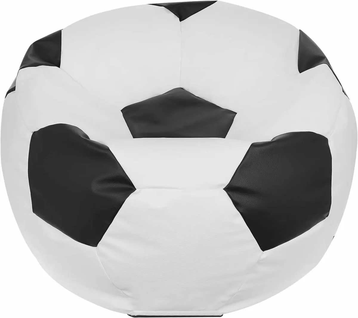 Football Bean Bag Chair Black 450 Litre Handmade - Image 2