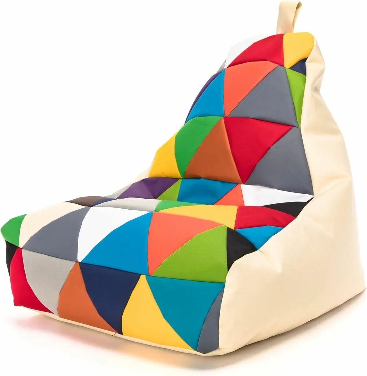 Patchwork Bean Bag Chair - Image 2