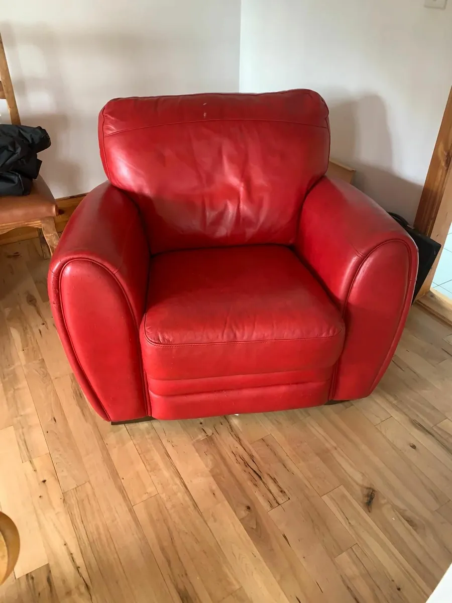 Leather armchair