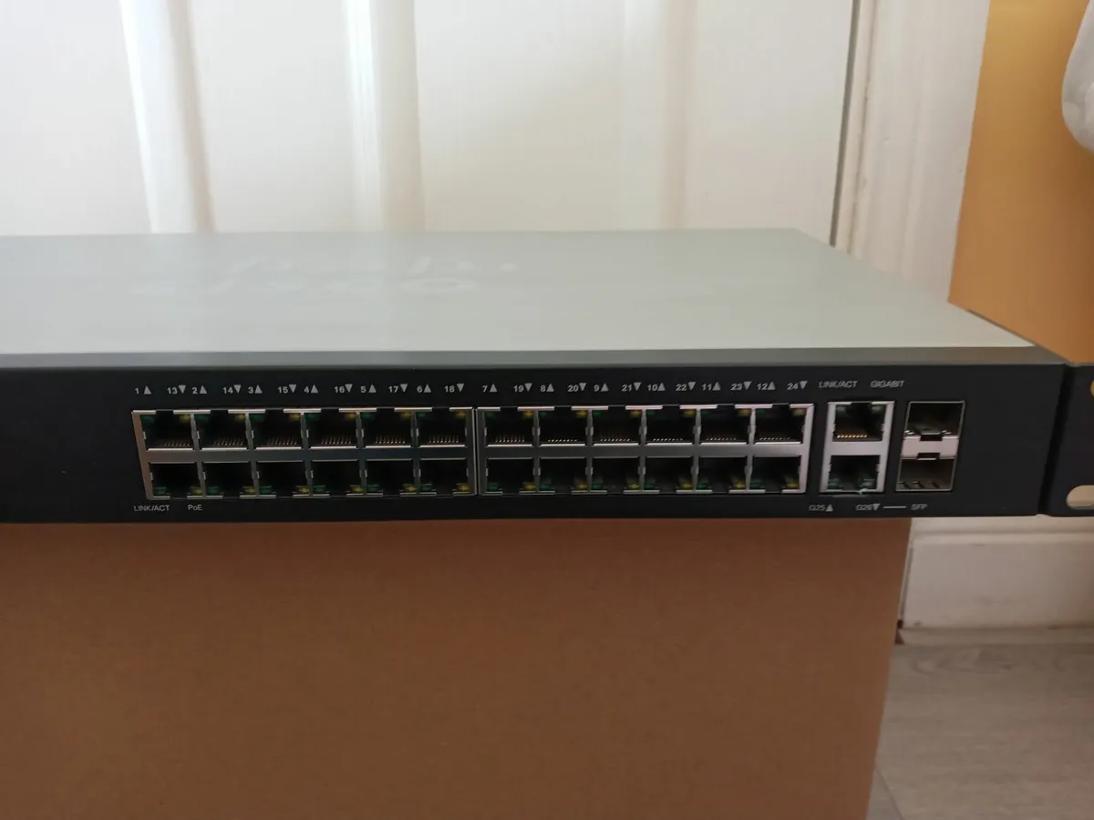 Postage - Cisco SG250-26P-K9 V04 26-Port Gigabit P - Image 2