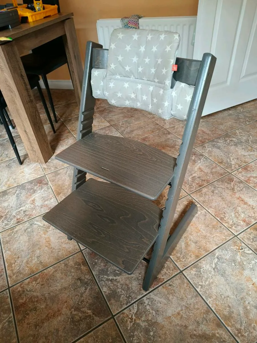 Grey Stokke Tripp Trapp Chair Set - Image 1