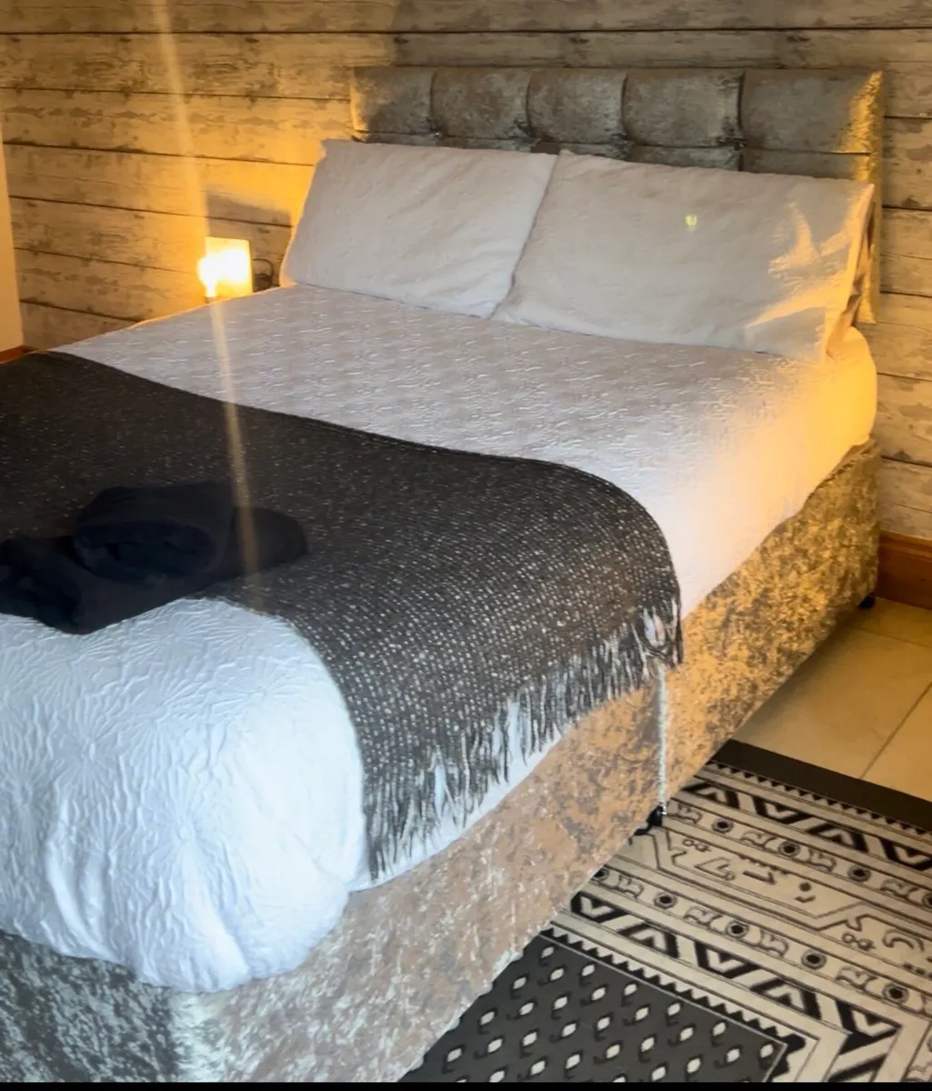 Double Divan Bed with Headboard - Image 3