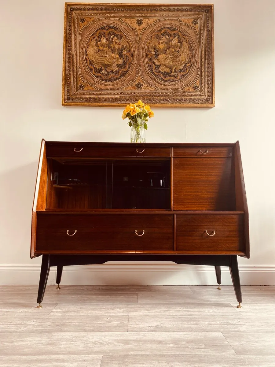 Mid Century GPlan Sideboard Drinks Cabinet - Image 1