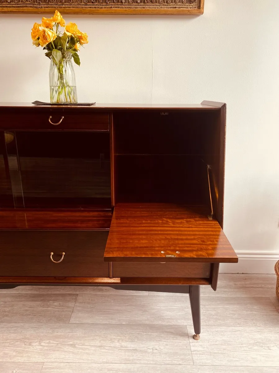 Mid Century GPlan Sideboard Drinks Cabinet - Image 2