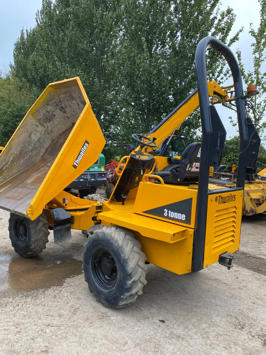 Thwaites 3 Ton Swivel Dumper For Sale - Image 1