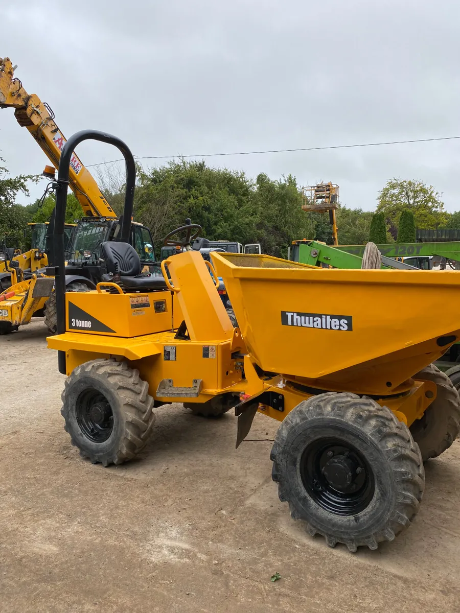Thwaites 3 Ton Swivel Dumper For Sale - Image 2