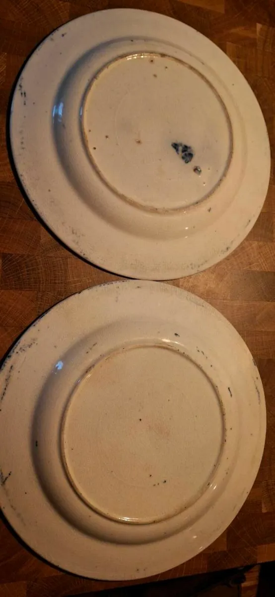 Antique Willow Pattern Plates - Image 4