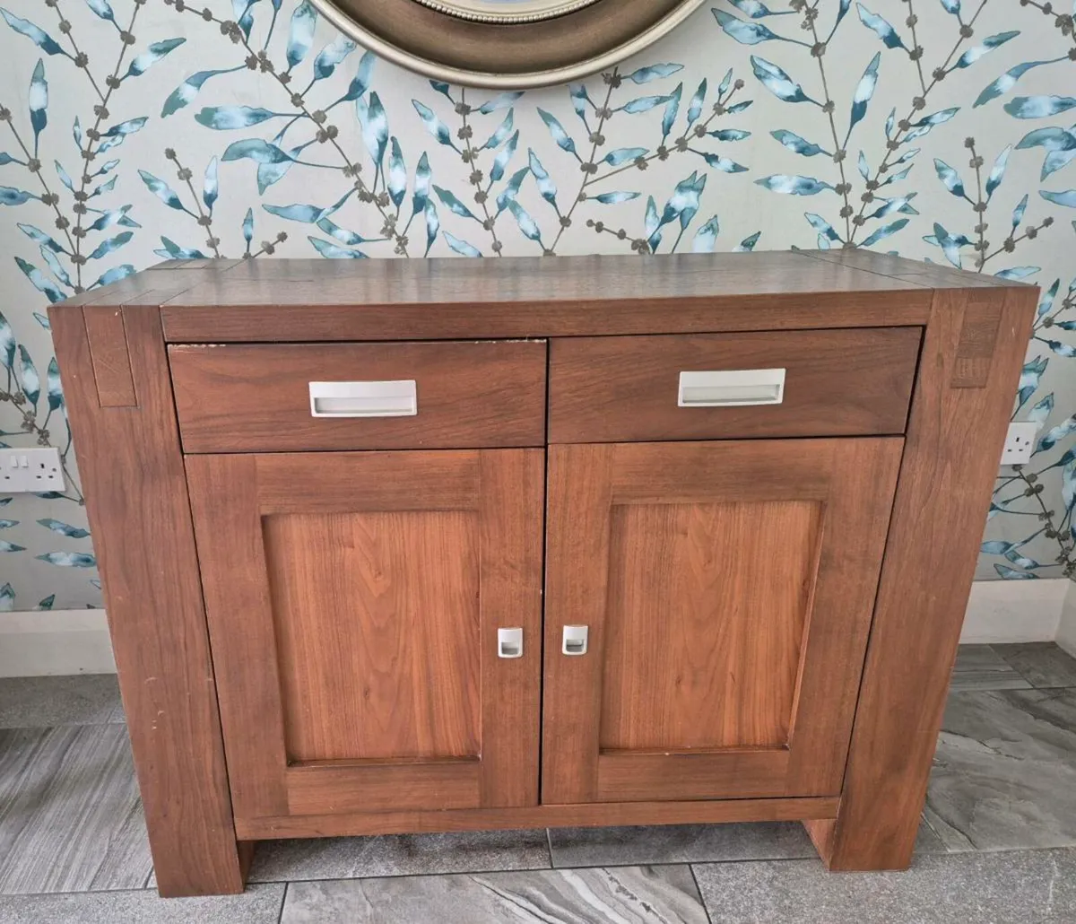 Walnut TV Table, Sideboard & Nest of Tables - Image 3