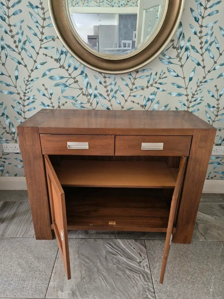 Walnut TV Table, Sideboard & Nest of Tables - Image 4