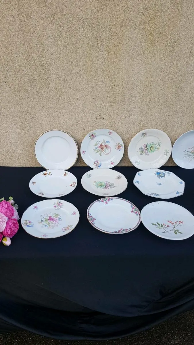 10 china sides plates - Image 2