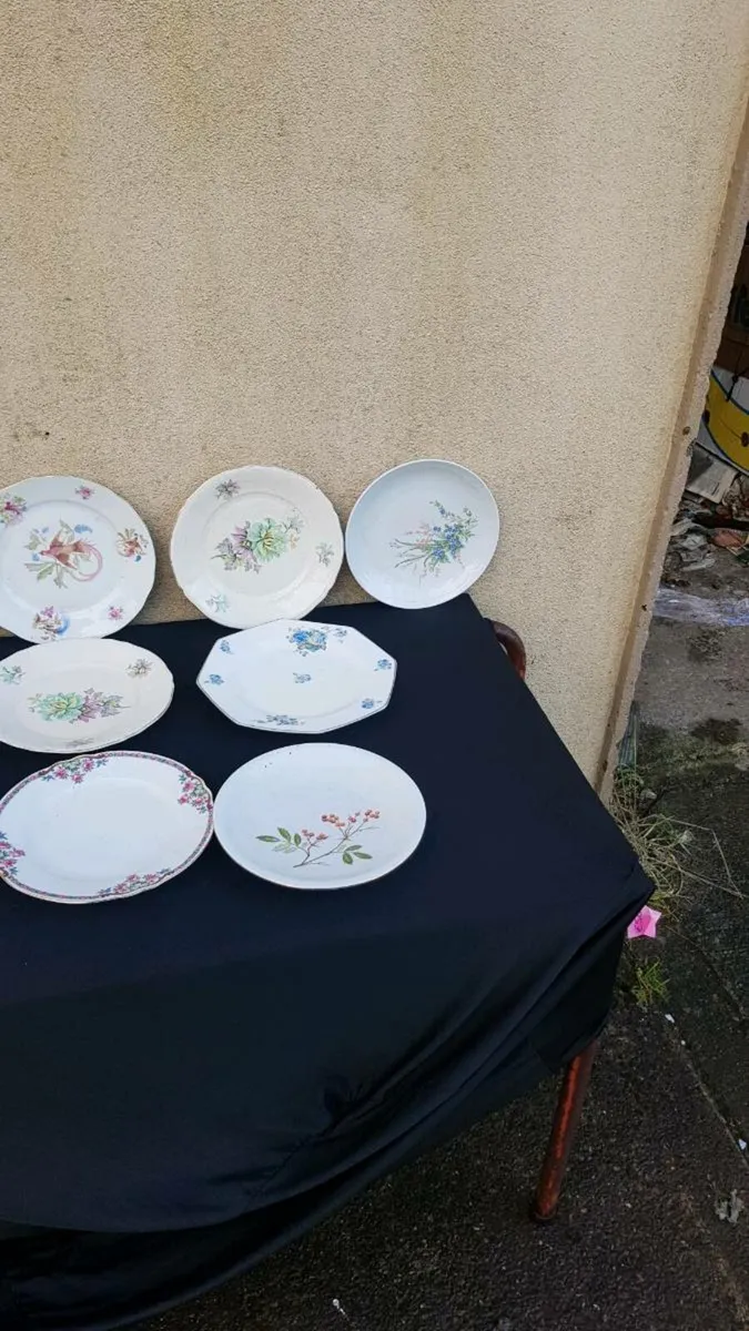 10 china sides plates - Image 3