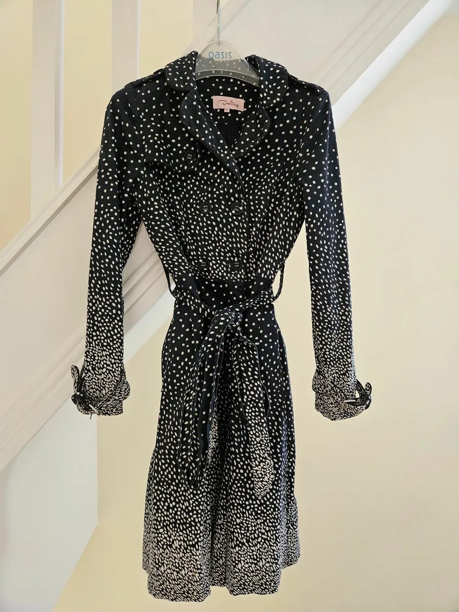 Womens Trench Coat Size Small - Image 1