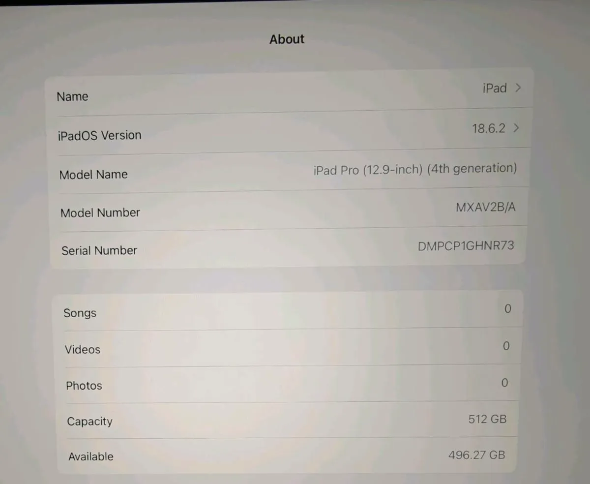 iPad Pro 4th Generation 512Gb Space Grey - Image 2