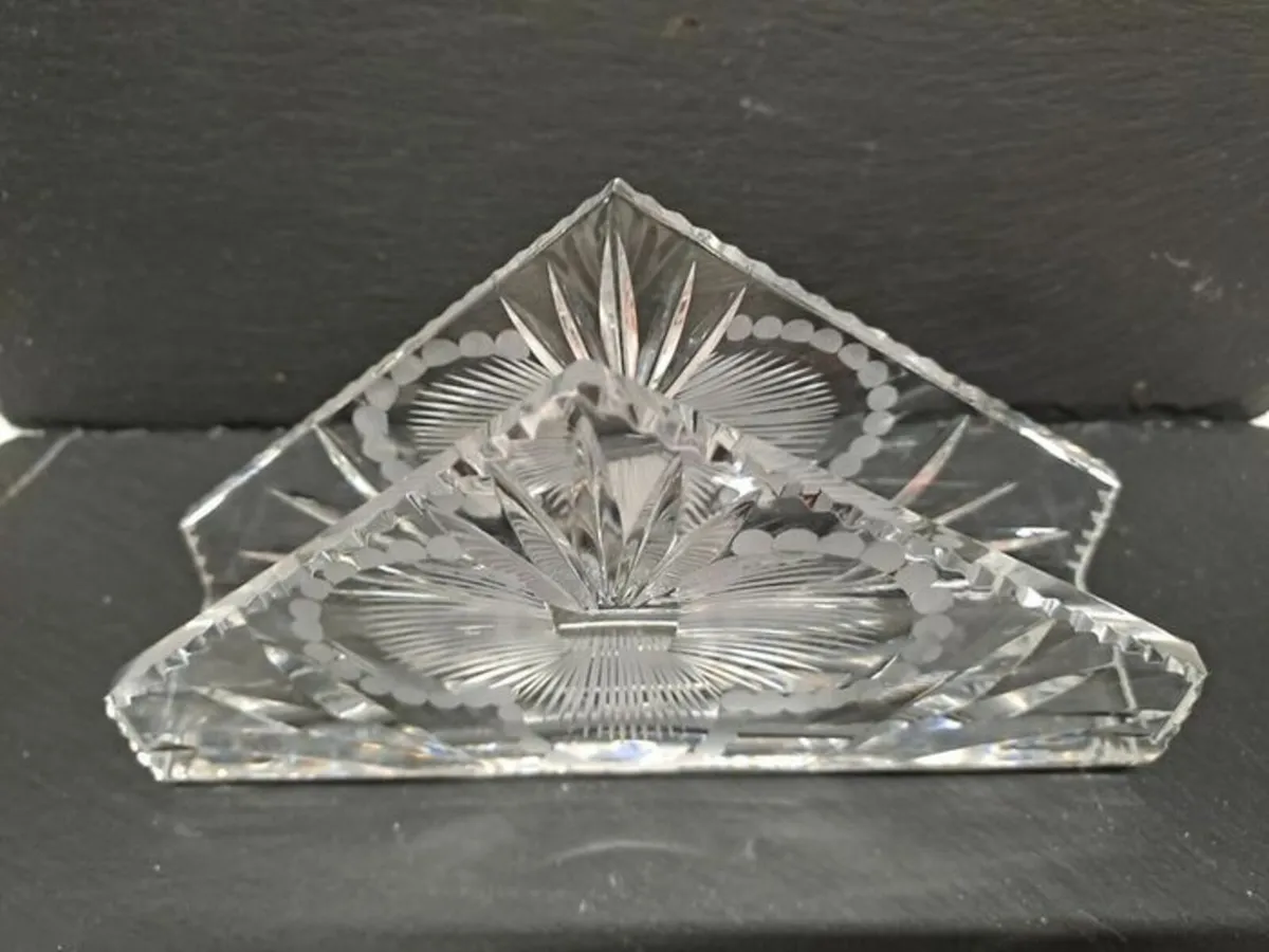Crystal napkin holder - Image 1