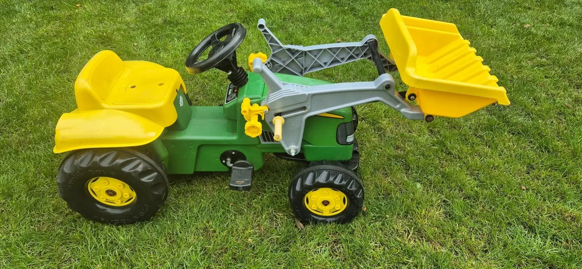 Rolly John Deere Tractor with Loader - Image 1