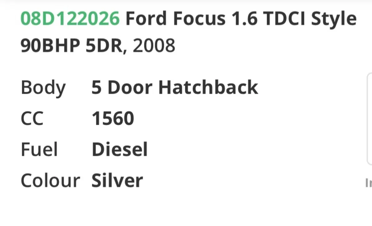 Ford Focus 2008 - Image 1