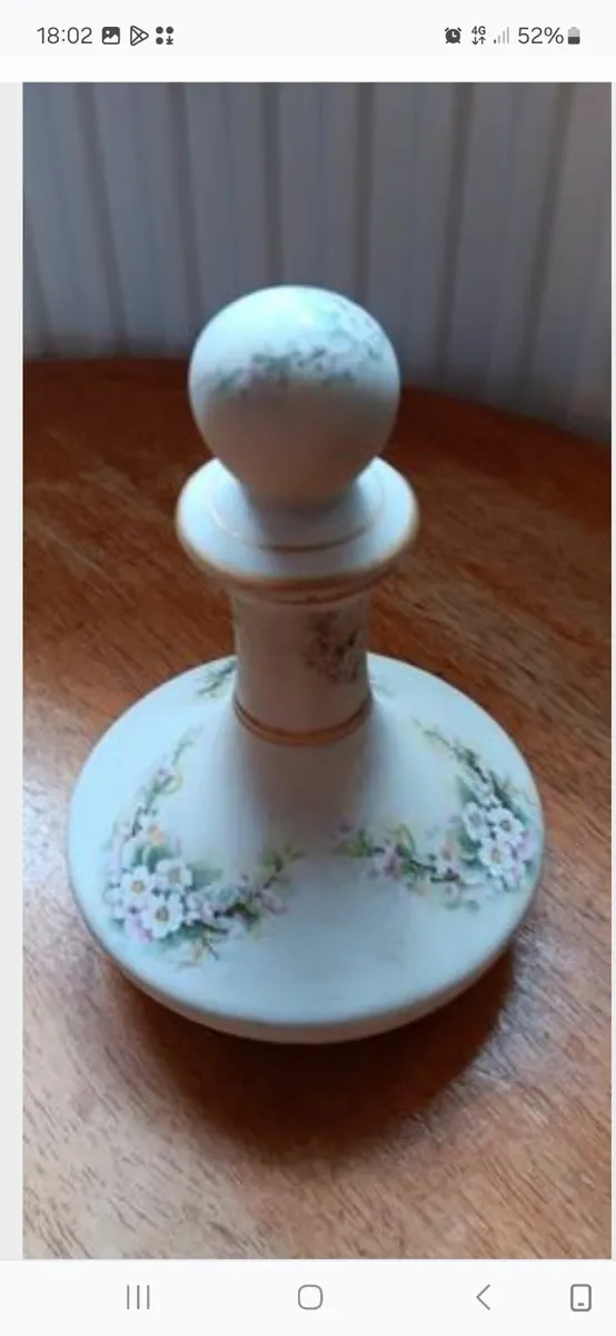 Vintage  bottle with lid