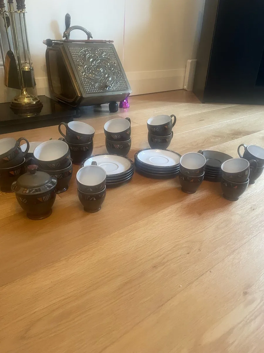 35 piece old denby set - Image 1
