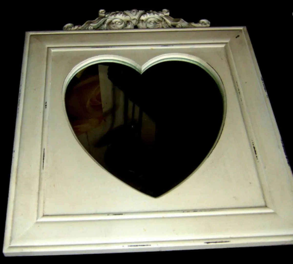 Vintage Shabby Chic Mirror - Image 2