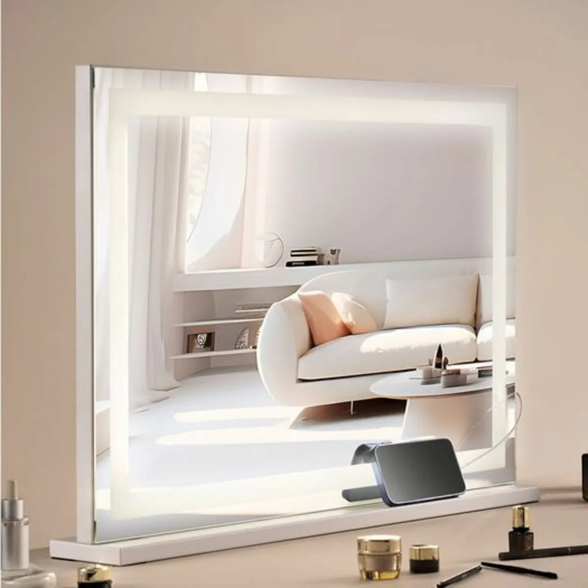 Hollywood Make-up Mirror, LED Make-up Mirror 3 Col - Image 1