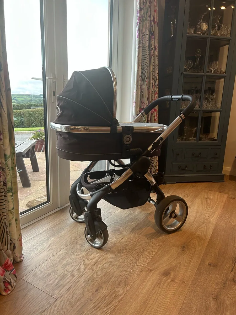 I caddy peach pram and pushchair (single & double) - Image 1