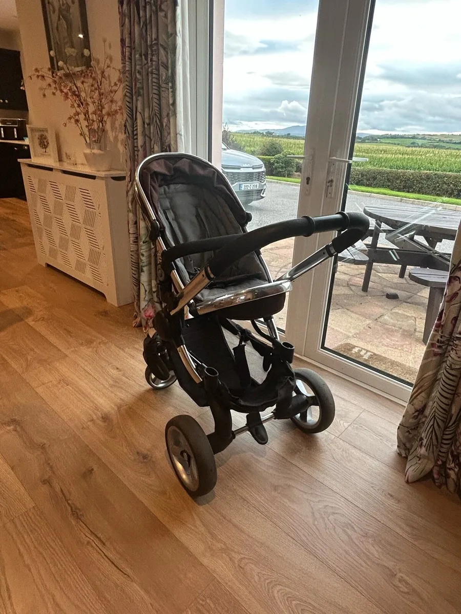 I caddy peach pram and pushchair (single & double) - Image 3