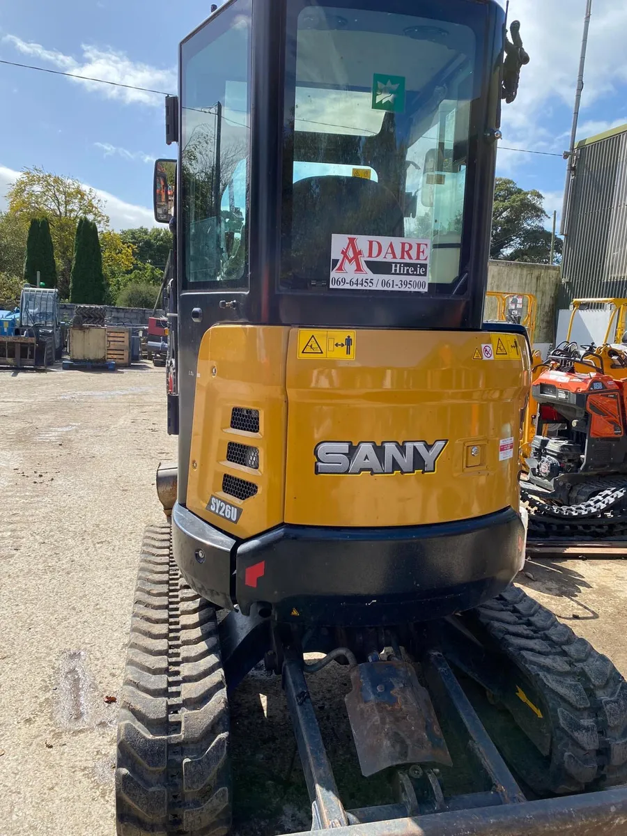 Sany SY26U Mini Excavator For Sale - Image 1