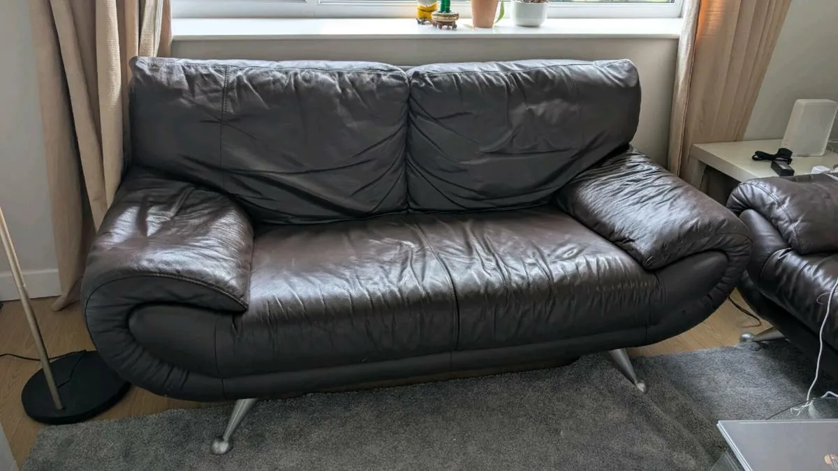 Leather Couches Suite (2 and 3 seater) - Image 1
