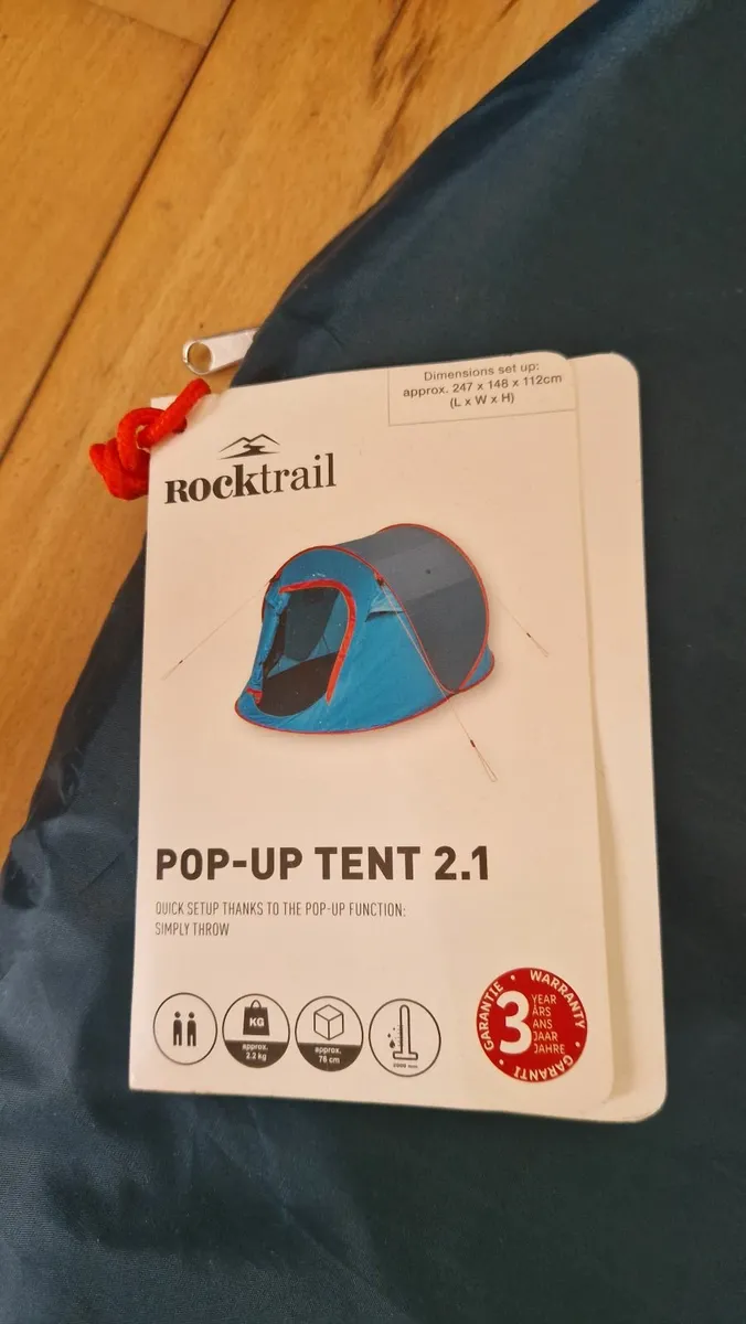 Rocktrail pop up tent 2 person - Image 2