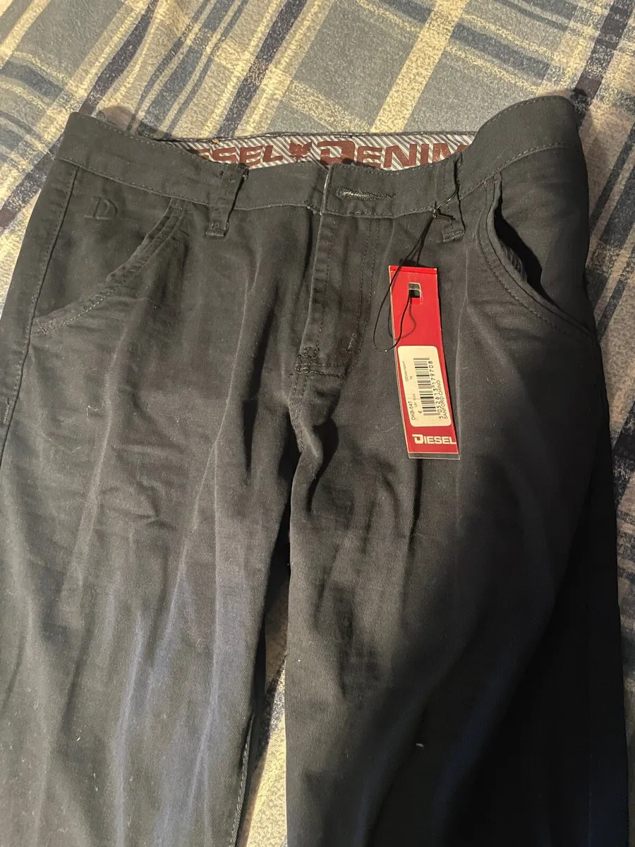 Diesel Denim Navy Sanford Chino Pants - Image 1