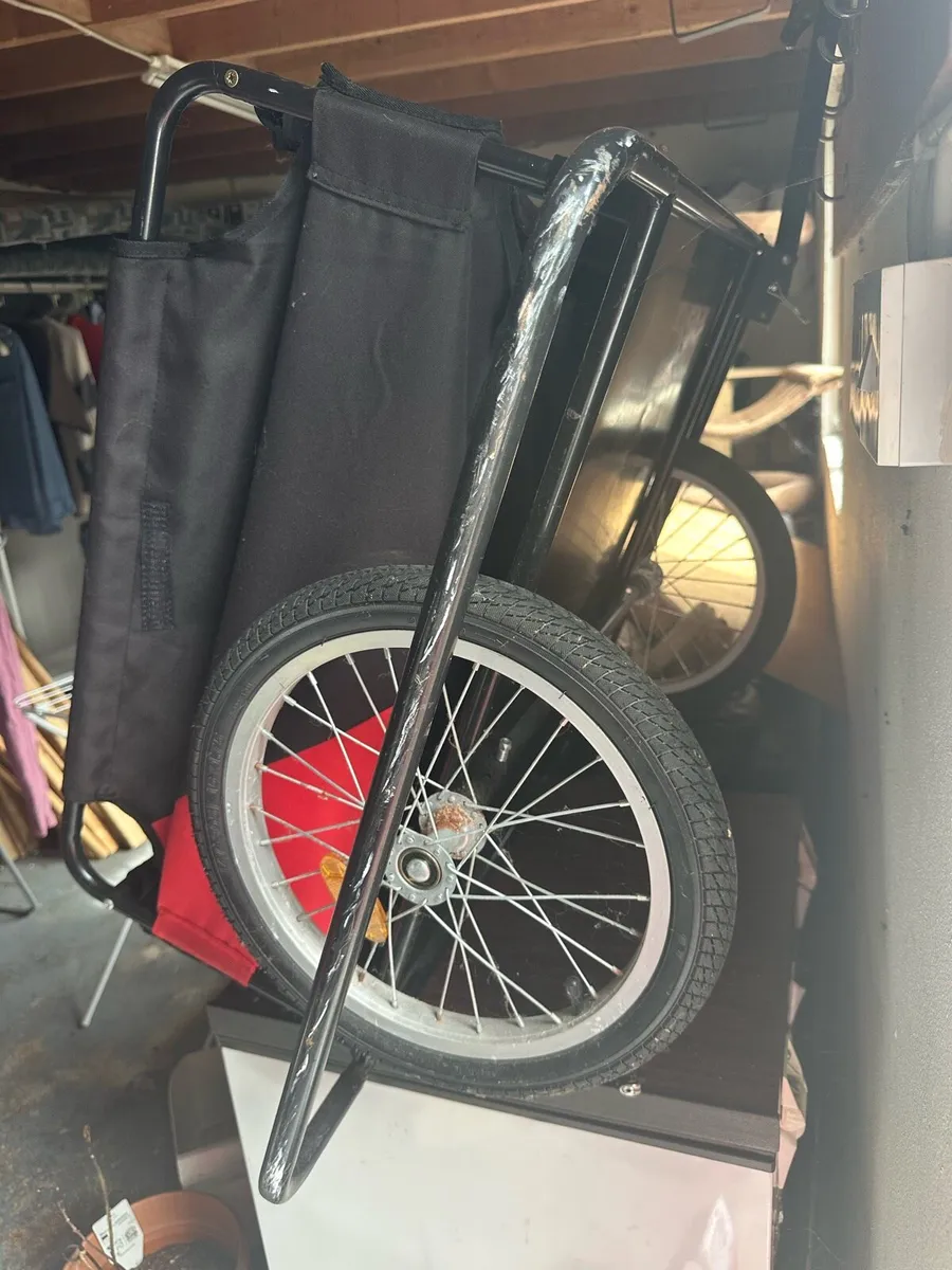 Bike cargo attachable luggage trailer - Image 1
