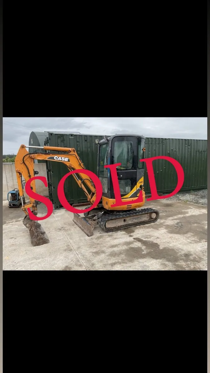 CASE CX228 2.4 tonne digger - Image 1