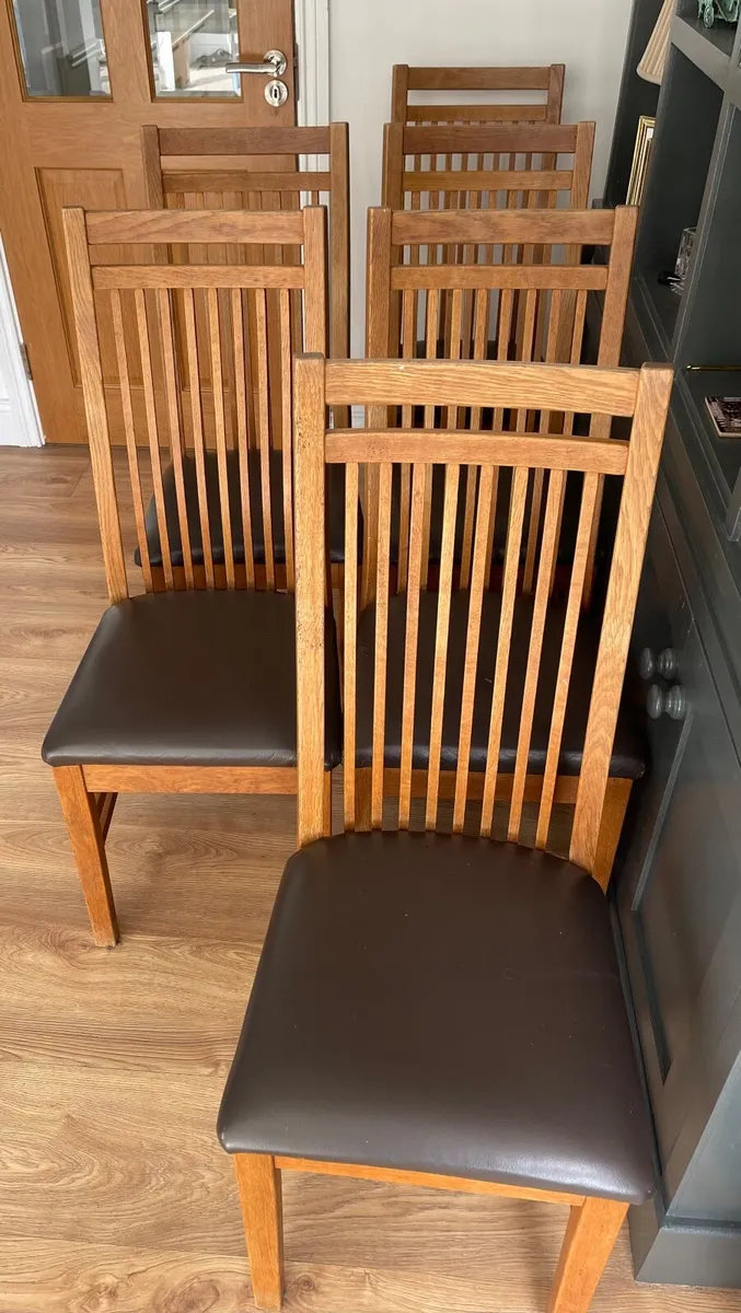 6 Dining chairs - Image 2