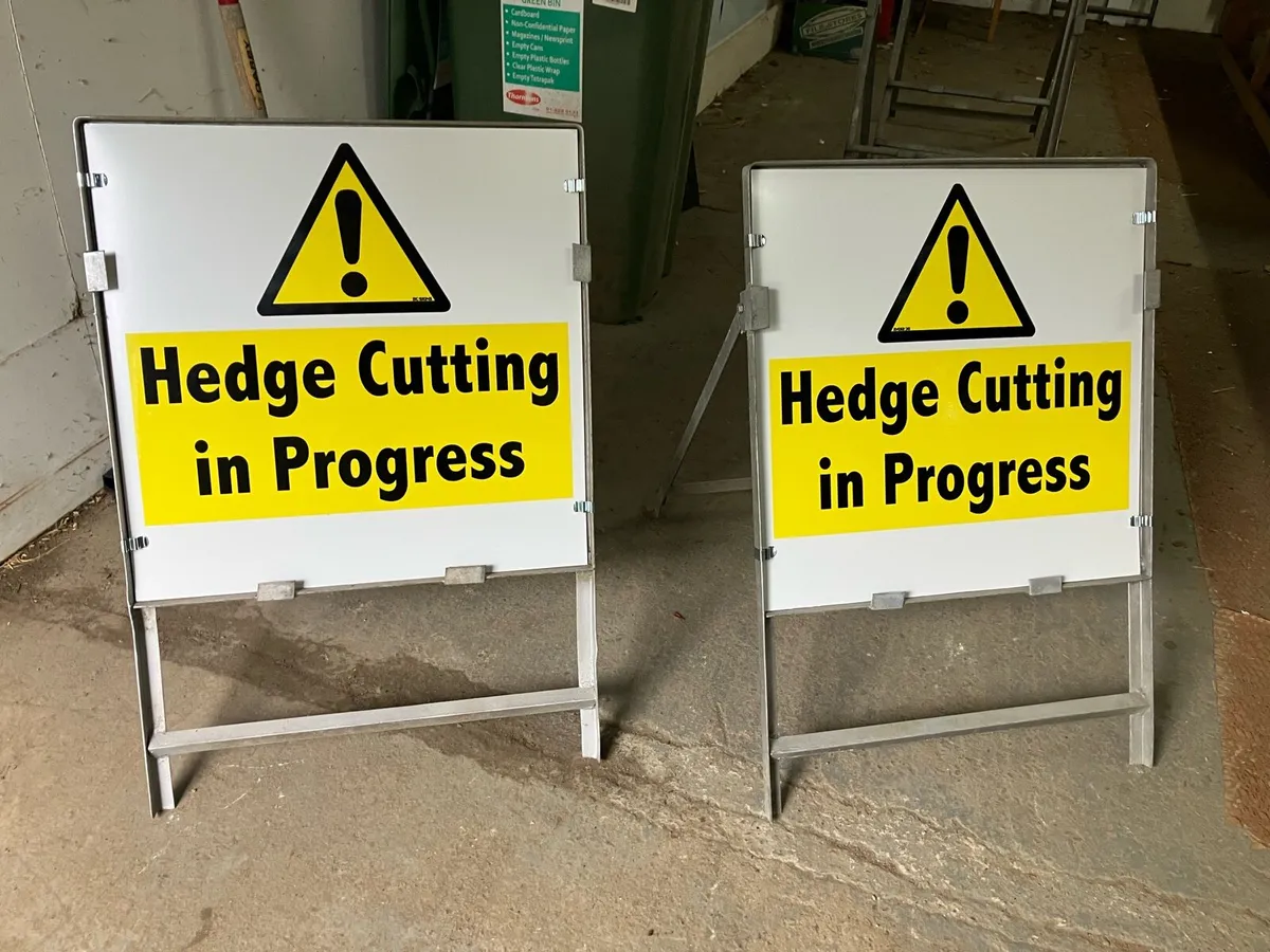 Hedge Cutting Signs for sale! - Image 4