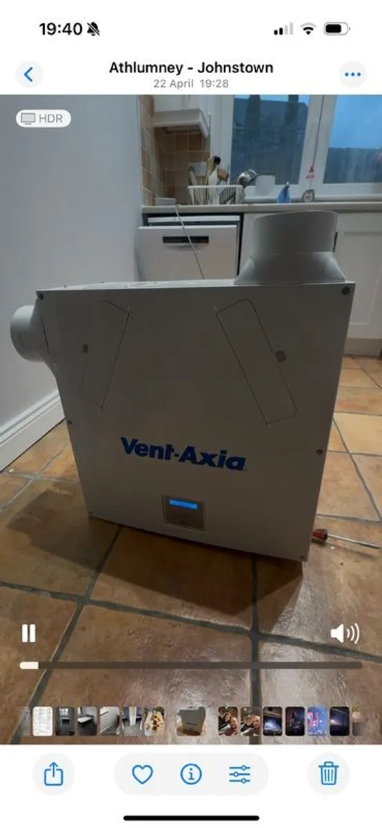 Vent Axia Sentinel Kinetic BH Unit (RH) - 443319