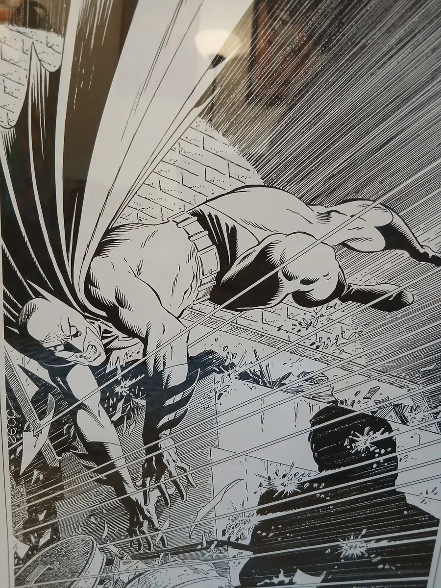 4 X VINTAGE BATMAN FRAMED POSTERS - Image 3