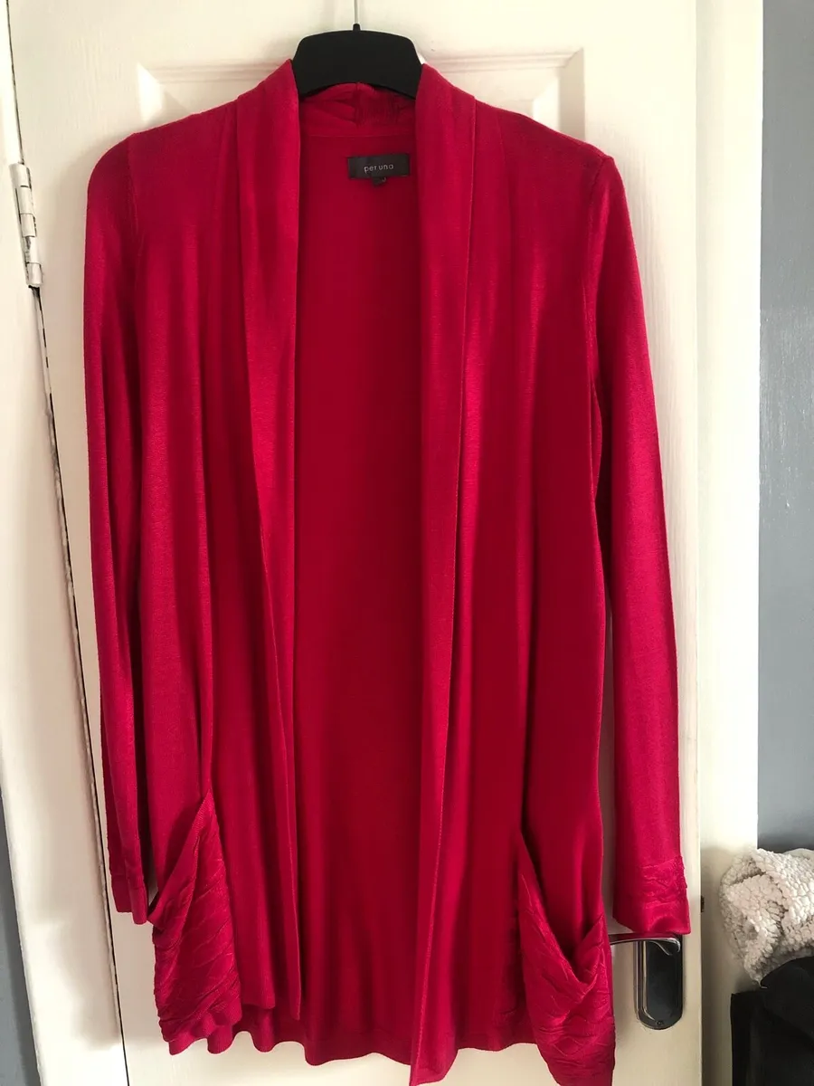 Ladies long cardigan size 12 €5 - Image 1