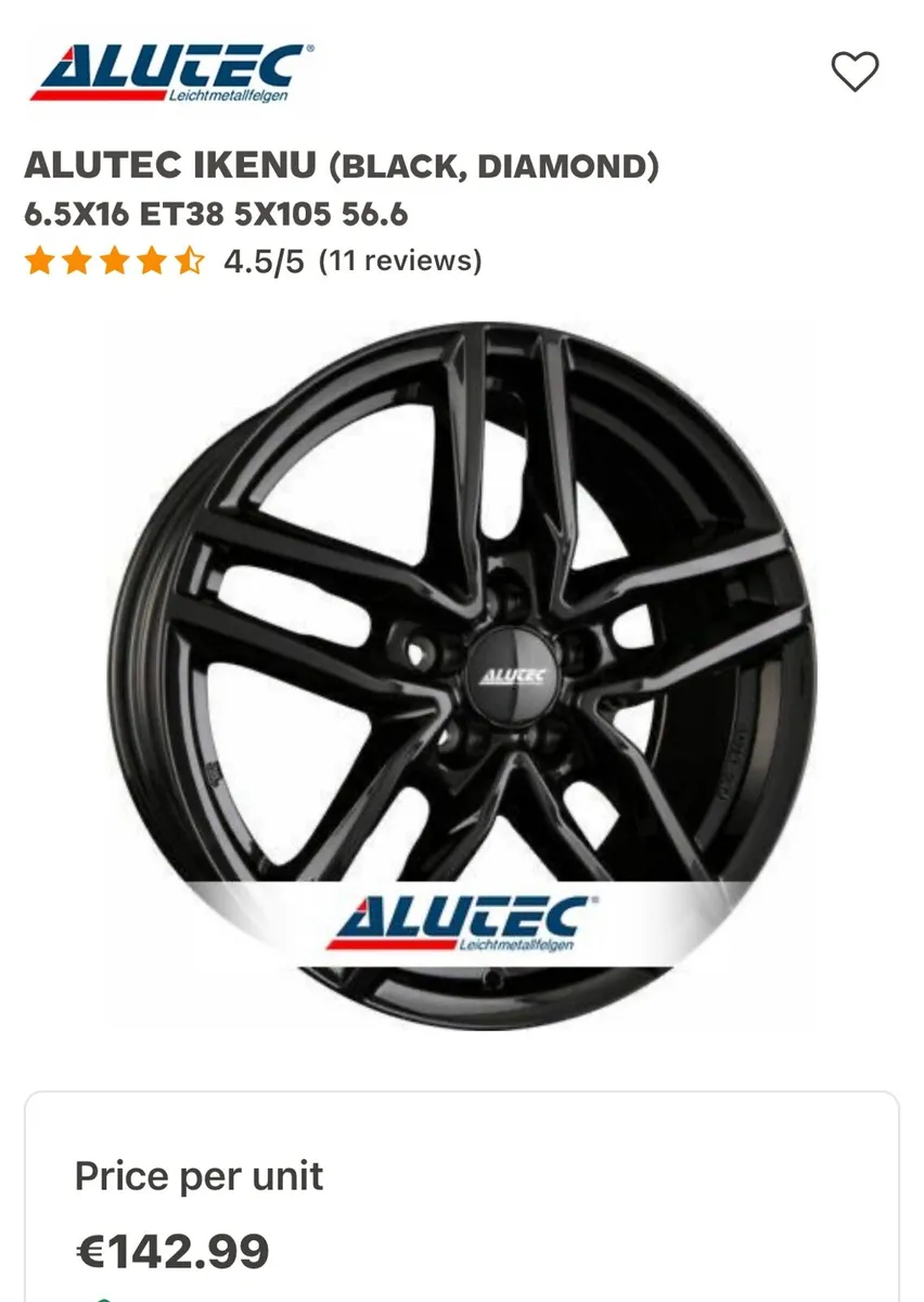 *BRAND NEW*  6.5X16 ET38 5X105 56.6 Alloys - Image 2