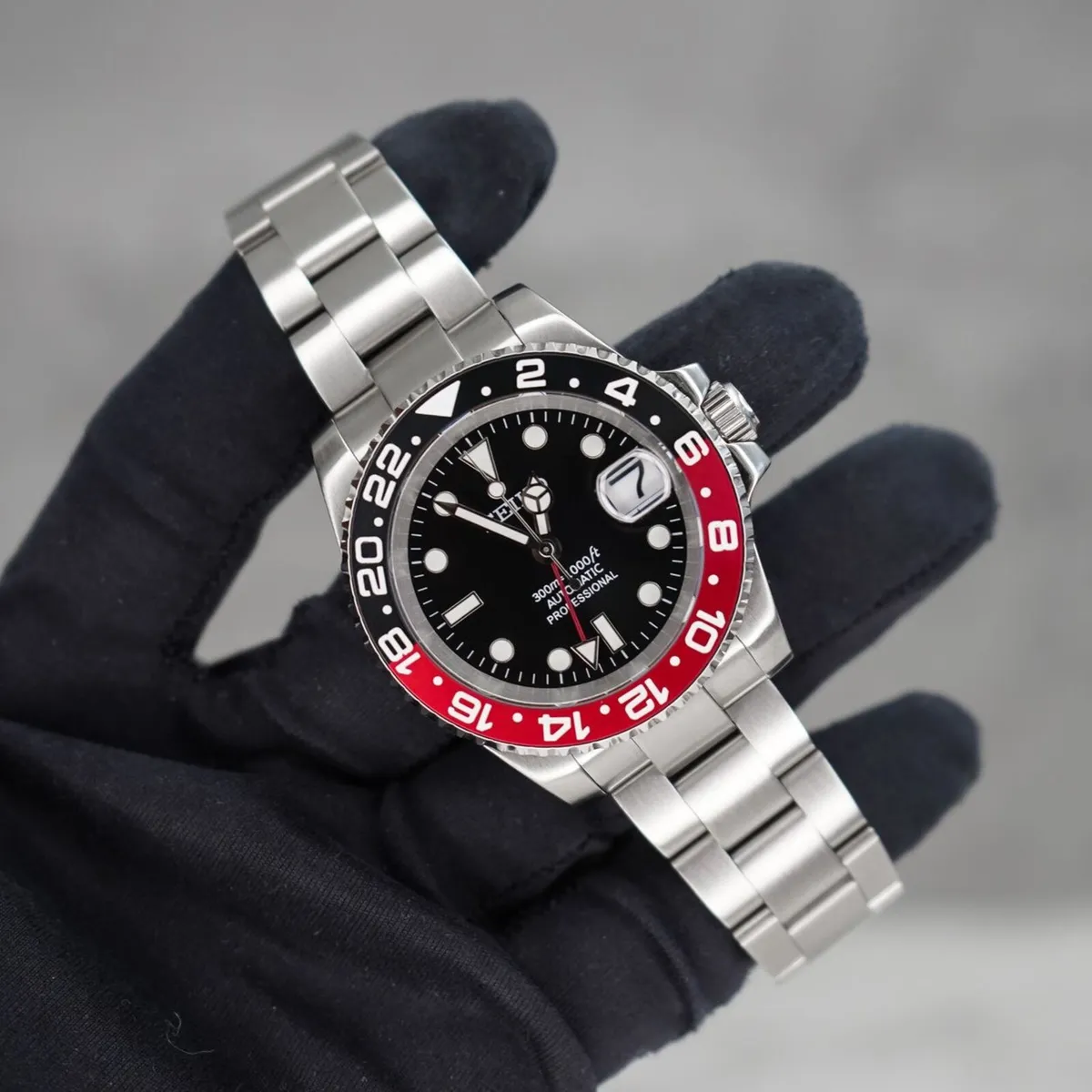 Custom Seiko Mod GMT Coke Style 40mm Automatic - Image 2