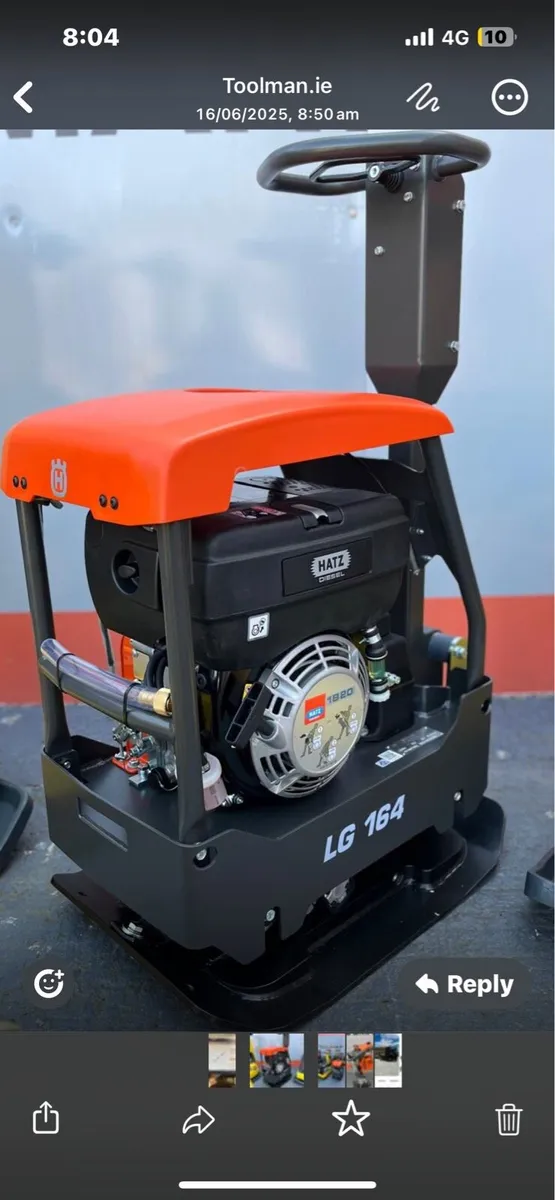 Husqvarna forward and reverse wacker for sale