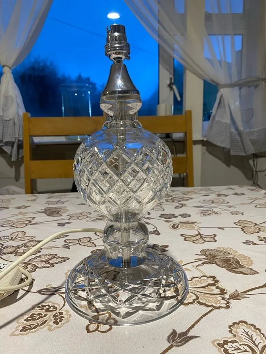 galway crystal lamp - Image 4