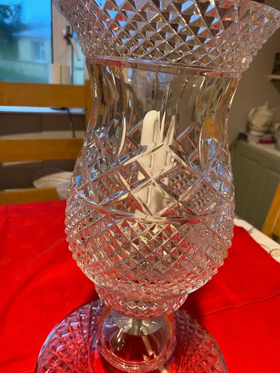 galway crystal large table lamp - Image 2